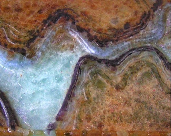 Cast River — recycled cast-glass panel by Patti Wessman, photo 1 of 2