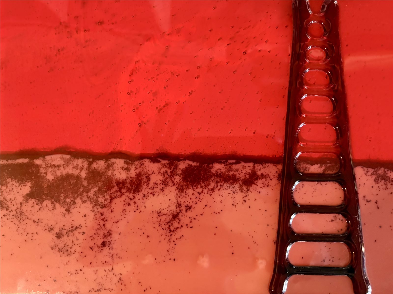Hot Times — fused glass by Patti Wessman