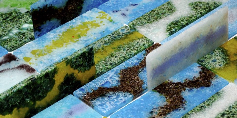 Solage Cheese Boards — recycled cast glass by Patti Wessman, photo 1 of 3